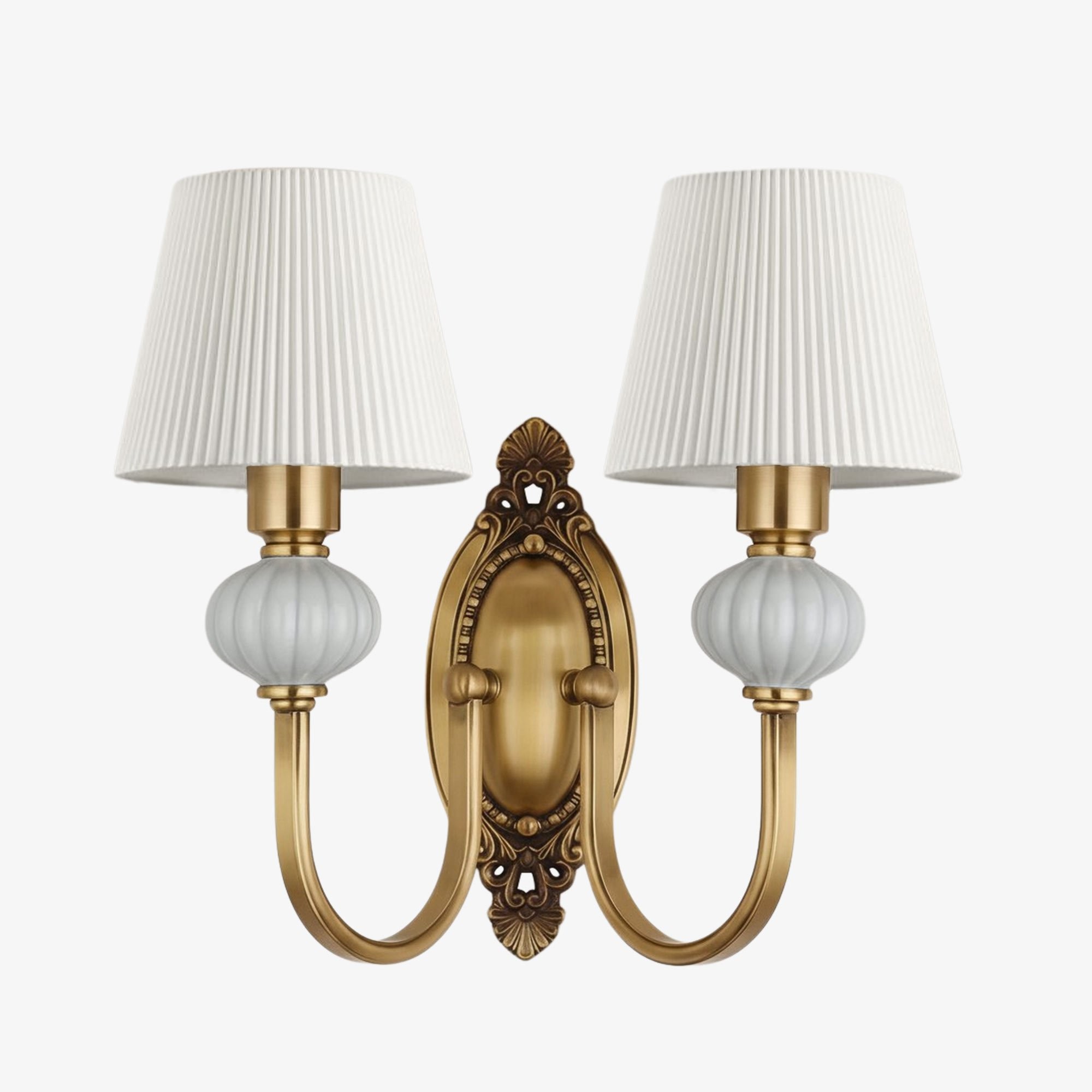 Rowanea Retro Fabric Wall Lamp - Elegant Fixture for Bedroom and Hallway K2214