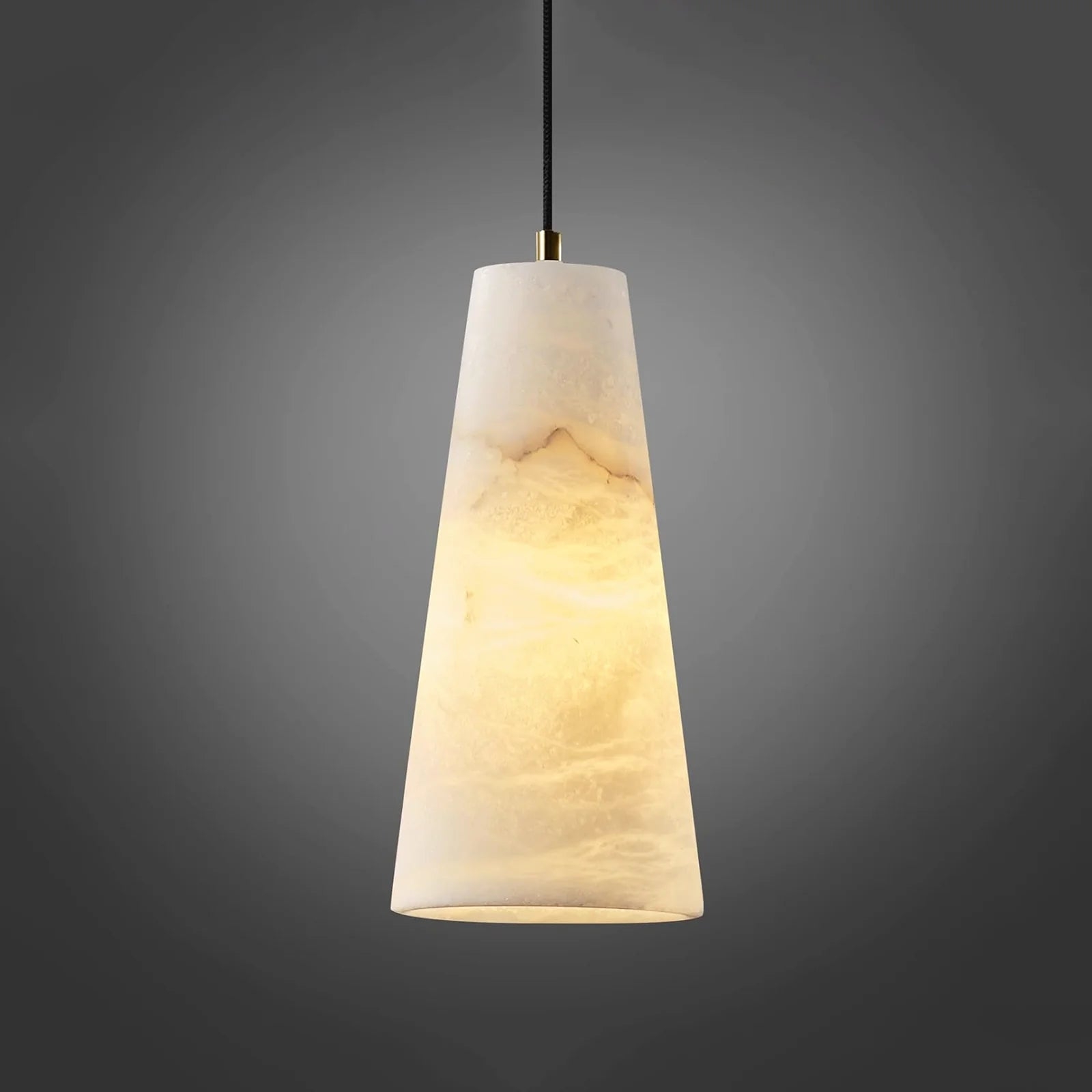 Aurora Pillar Alabaster Pendant Light D947
