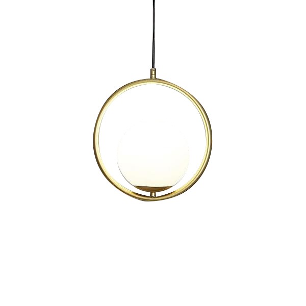 Minimalist Mila Pendant Lamp - Oval Hanging Light for Bedroom Bedside