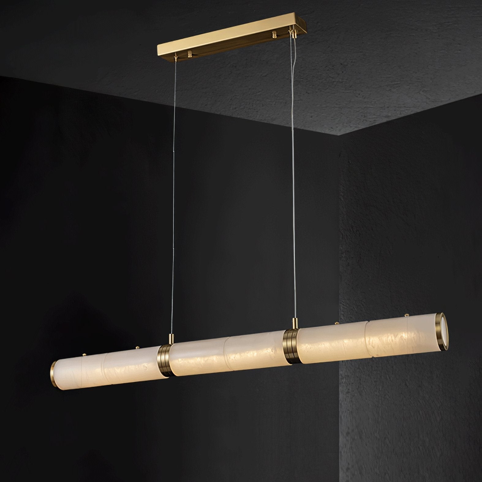 Luxurious Alabaster Beam Pendant Light K224