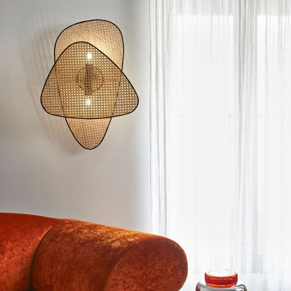 Screen Cannage Pendant Light - Boho Chic Wall Light for Dining Room