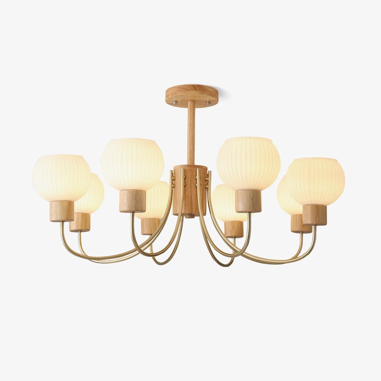 Wabi-sabi Wooden Chandelier K354