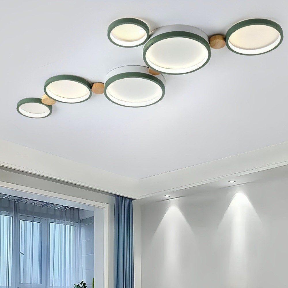 Colored Multi Circle Led Ceiling Light K935
