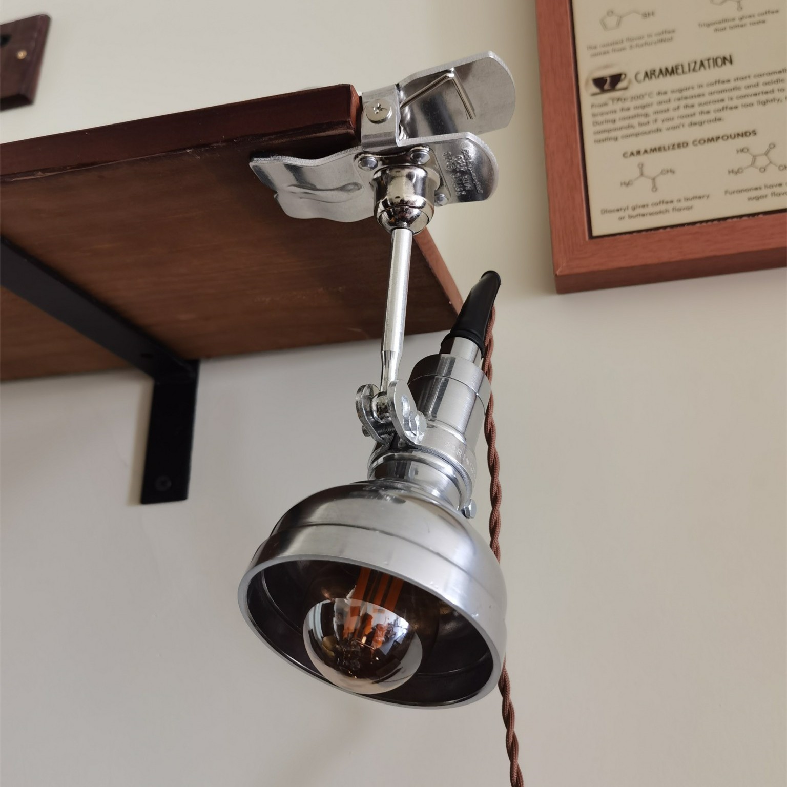 Retro Industrial Clip Light