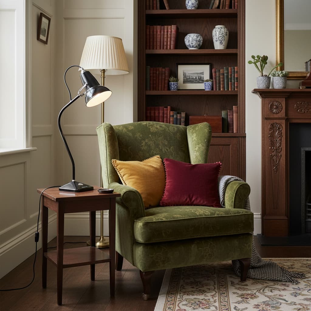 Modryx Pyramid Base Table Lamp - Classic Accent Lighting for Home K2151