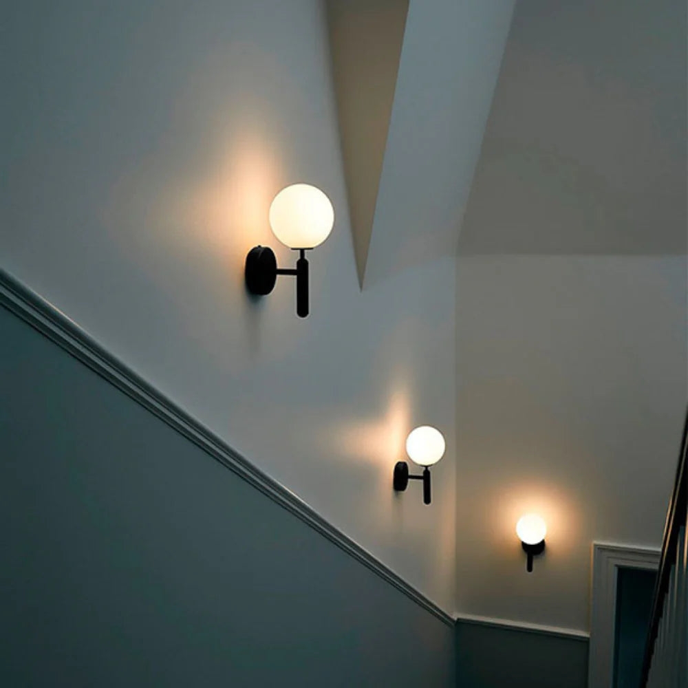 Milky Glow Modern Metal Wall Lamp D791
