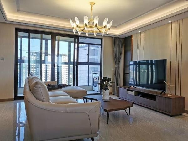 Modern Cystal Chandelier/Brass