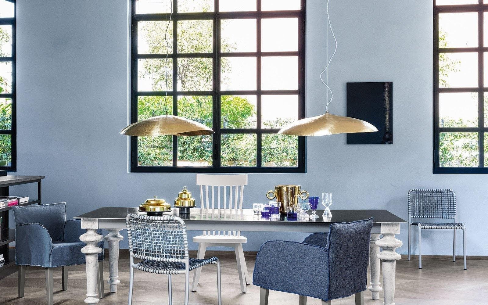 Hammered Brass Suspension Light K1205