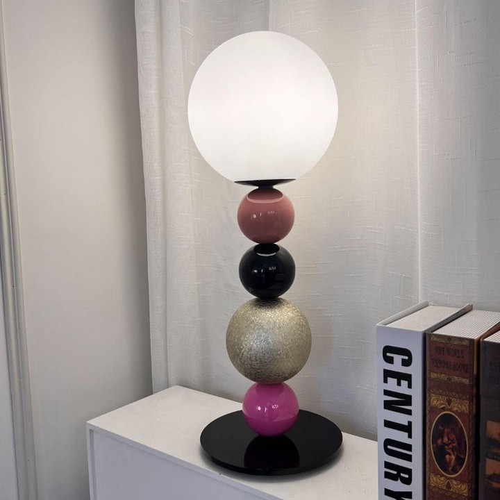 Coloful Stacked Round Ball Table Lamp K175