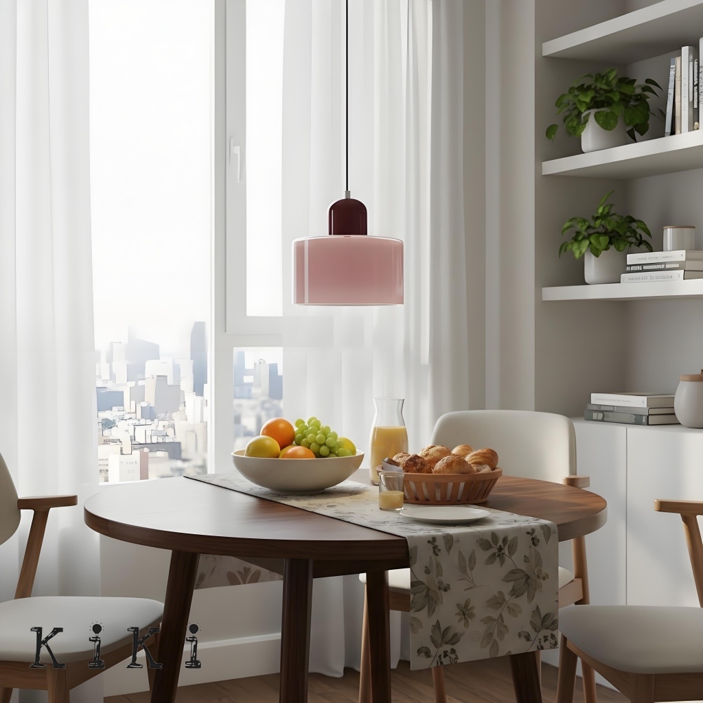 Morandi Cylinder Glass Pendant Light K30