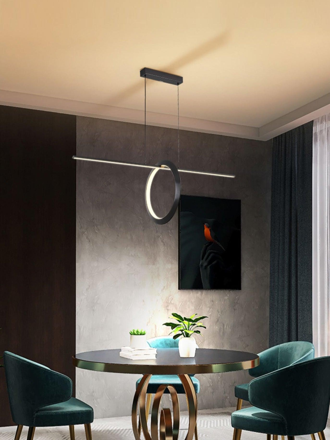 Minimalist High-End Geometric Line Pendant Light K433