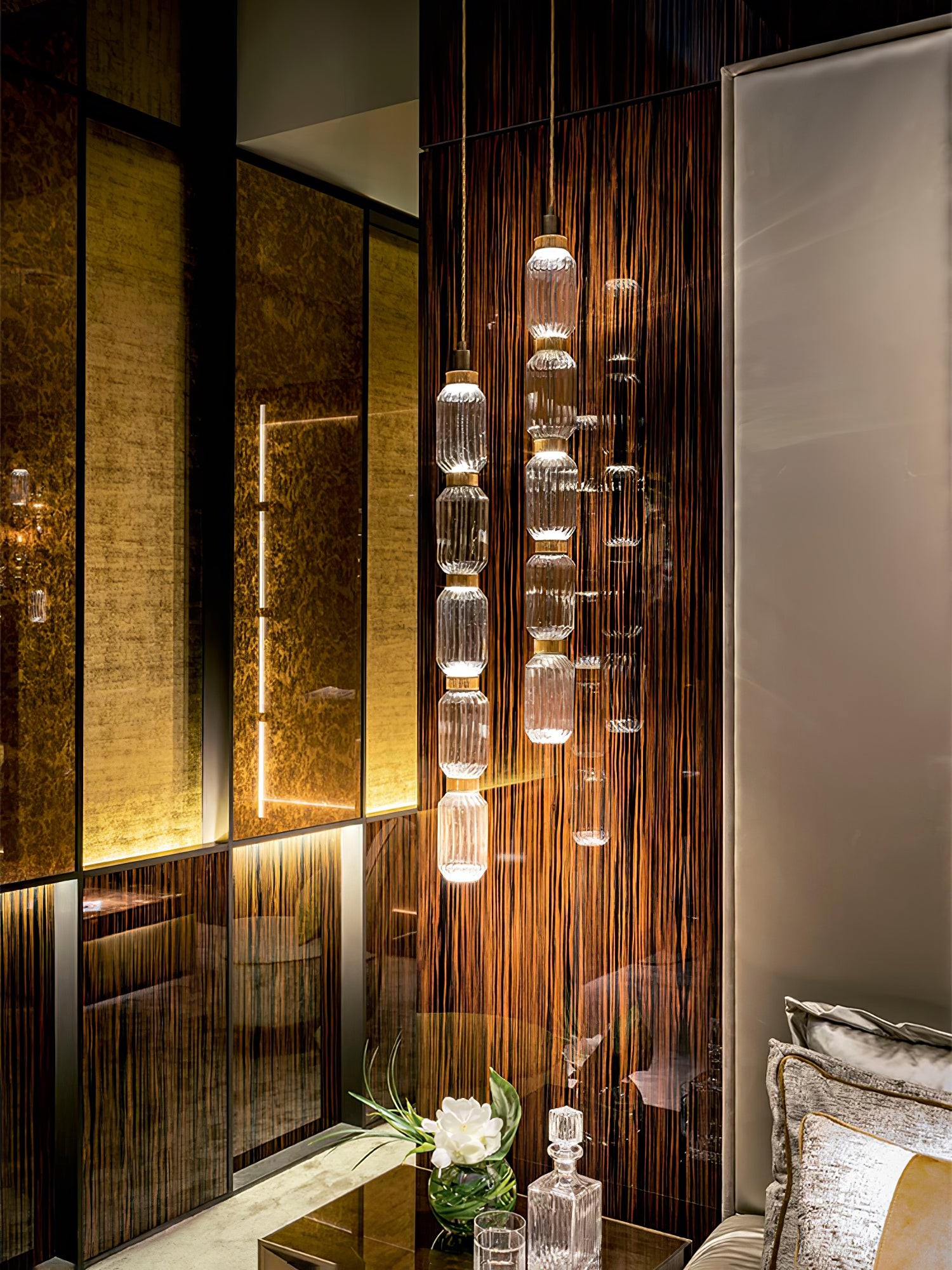 Modern Elegant Ballet Glass Pendant Light K904