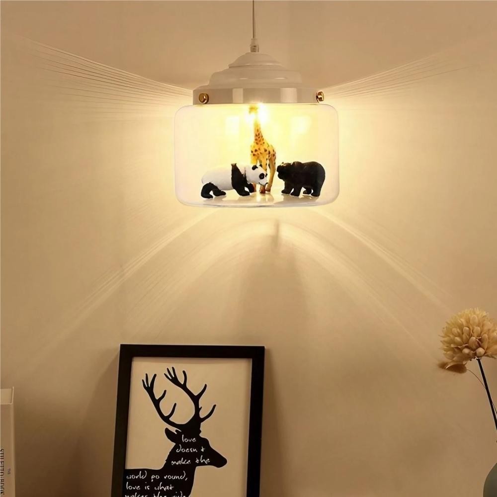 Creative Little Zoo Glass Pendant Lamp K33