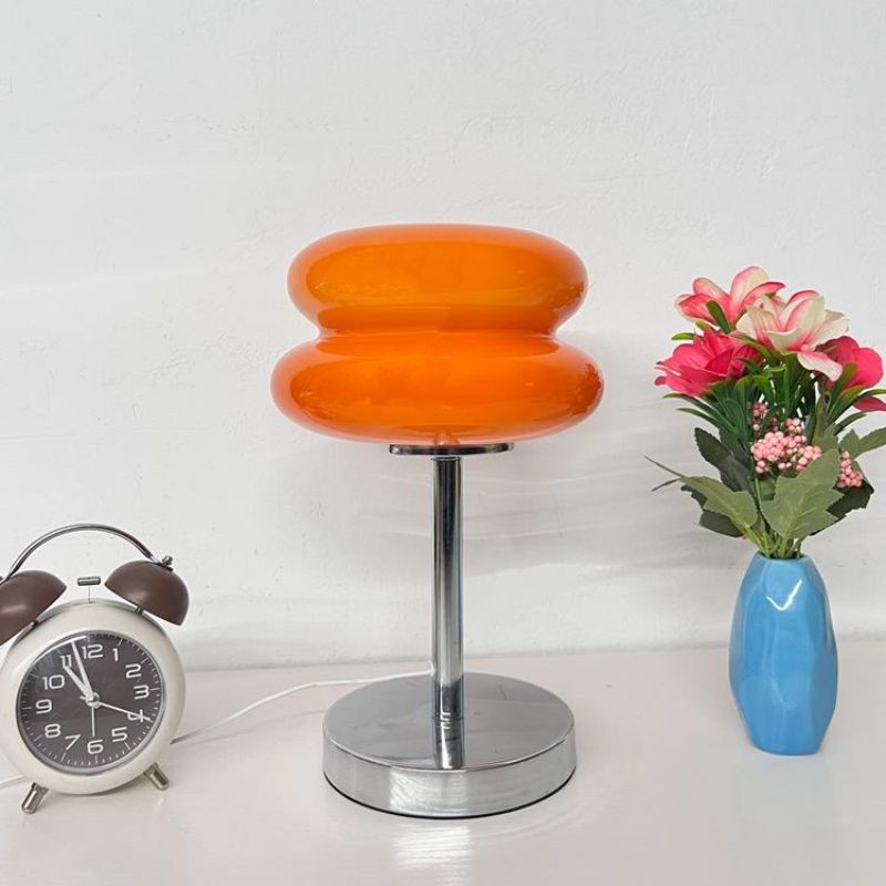 Bauhaus Wire Switch Stained Glass Table Lamp K48