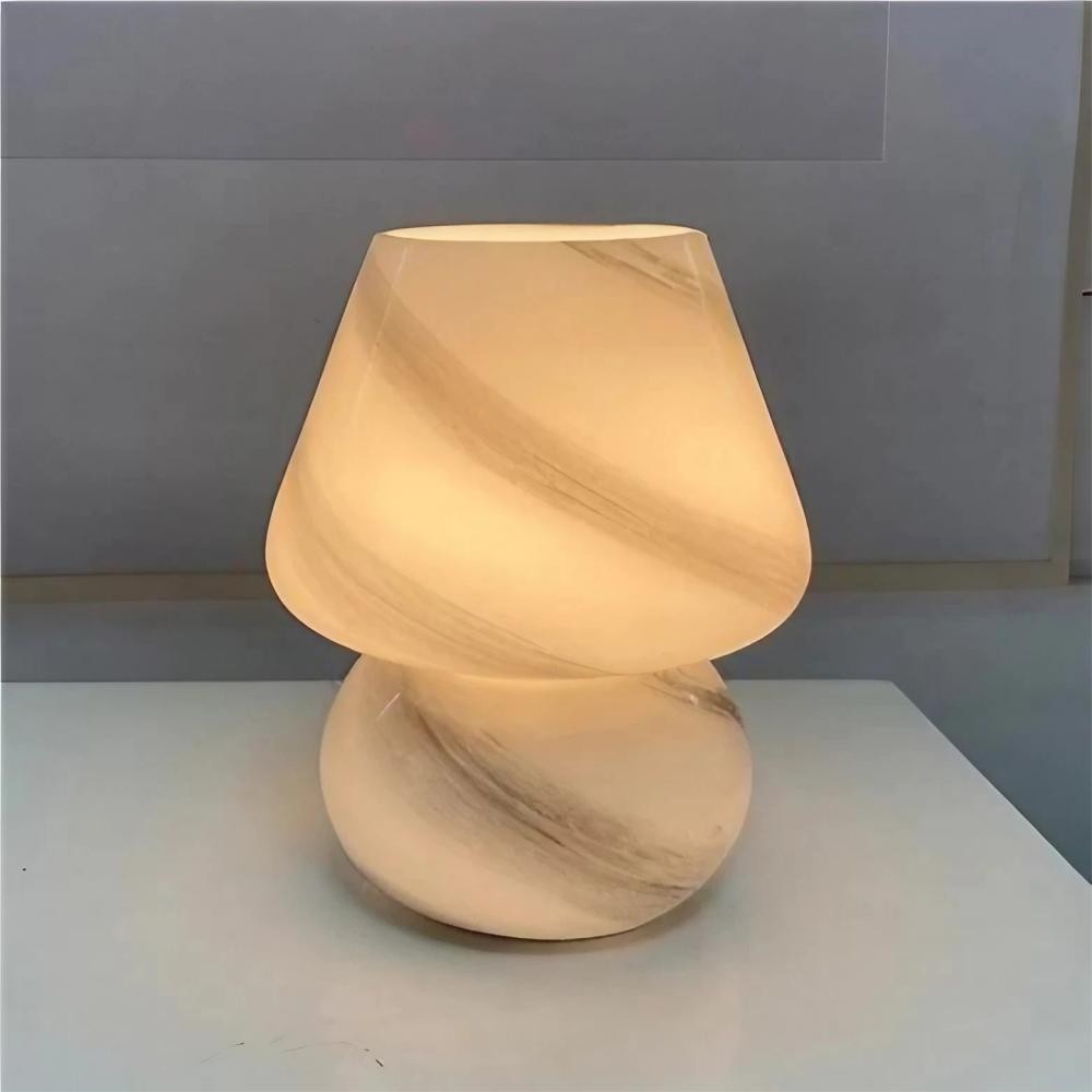 Decorative Handmade Glass Mushroom Table Lamp K53