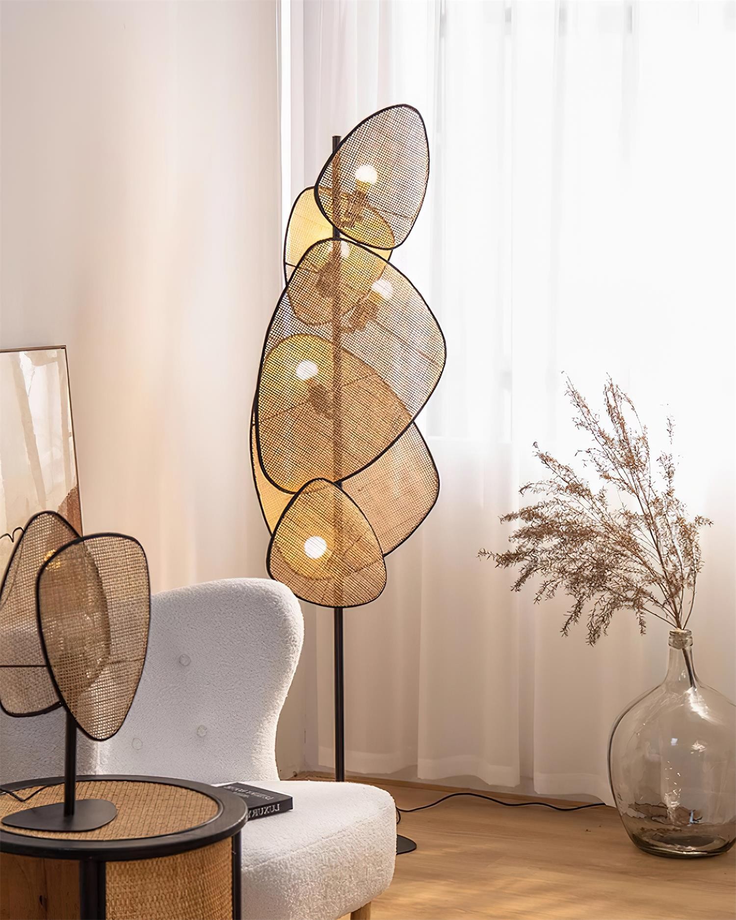 Creative Natural Rattan Floor Lamp K660