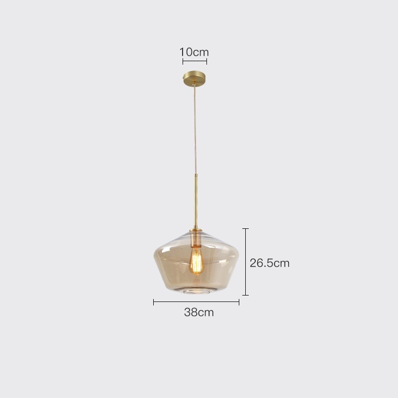 Modern Simple Glass Pendant