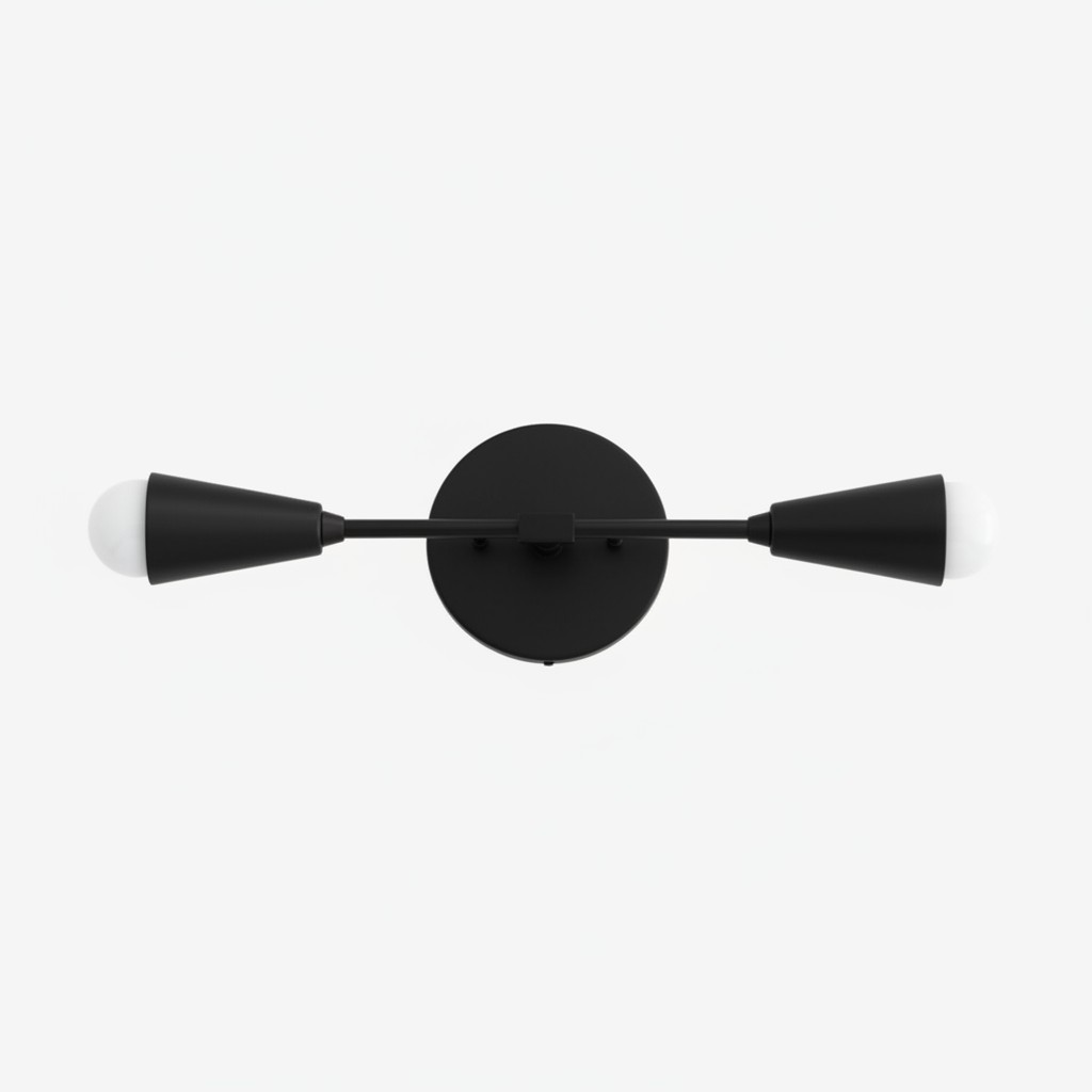 Mobilux Line Minimalist Vanity Light Fixture - Mid Century Bathroom Sconce K1435