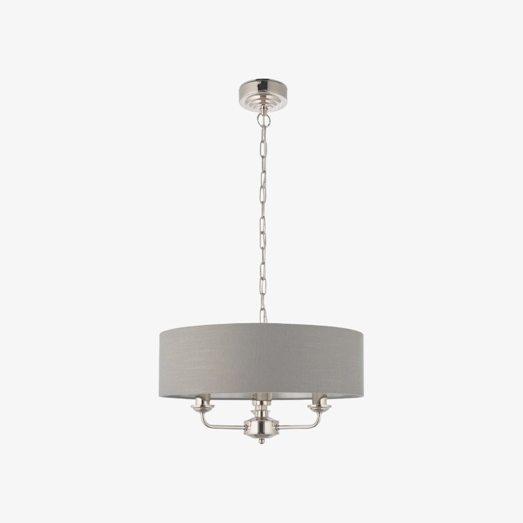 Tela Fabric Shade Pendant Style - Timeless Pendant Light for Dining Table K2216