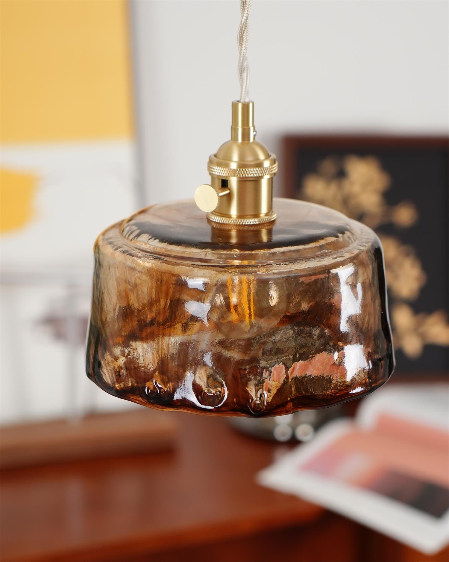 Retro Glass Pendant Lamp K622