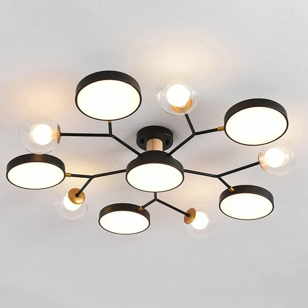 Nordic Multi Heads Branch Ceiling Light For Bedroom K936