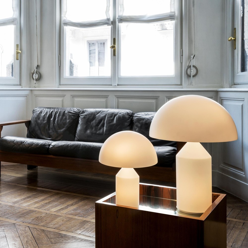 Modern Atollo Table Lamp - Mushroom Metal Table Light for Living Room