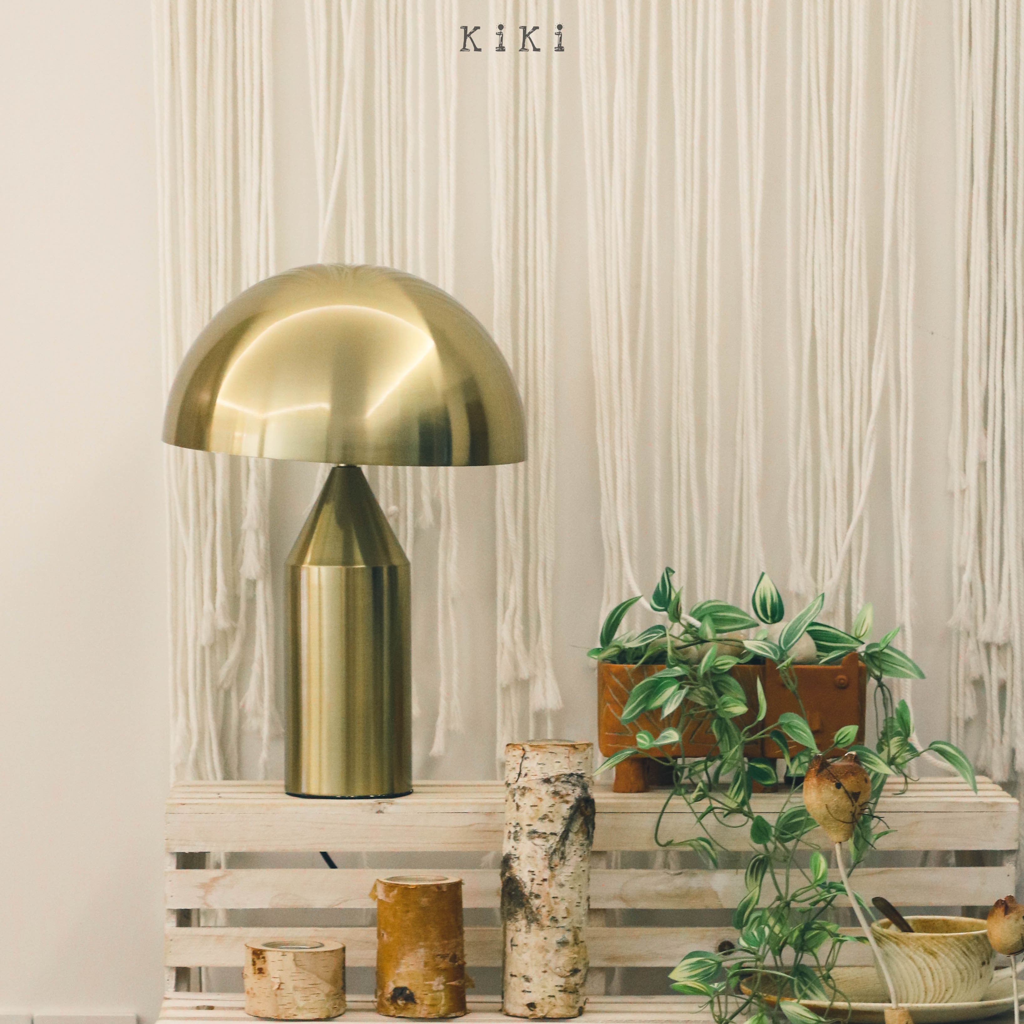 Modern Atollo Table Lamp - Mushroom Metal Table Light for Living Room