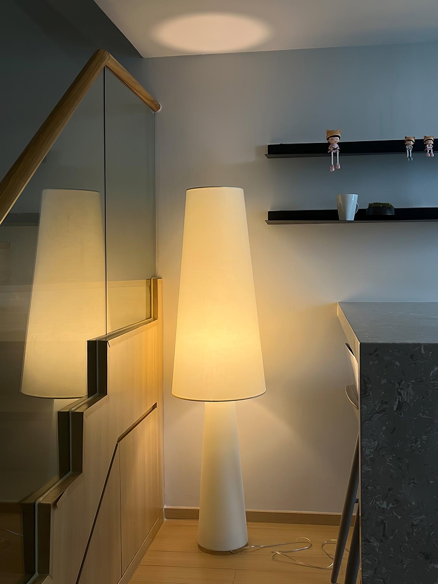 Column Fabric Floor Lamp Suitable For Living Room K328