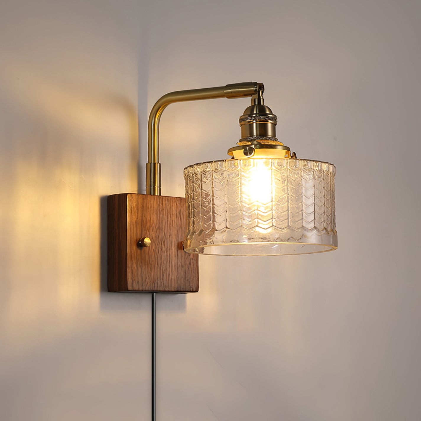 Vintage Plug In Wall Lamp for Bedroom K303
