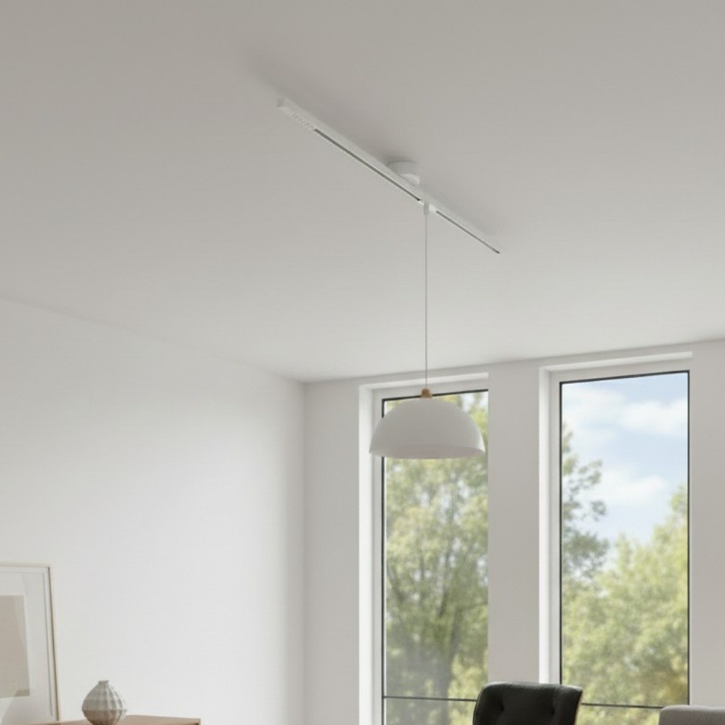 Axitra Rotatable Pendant Light Ceiling Rail - Sleek Adjustable Track for Pendant Lights Contemporary K2254