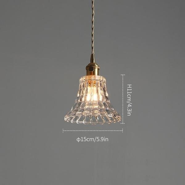 Clear glass pendant lights series