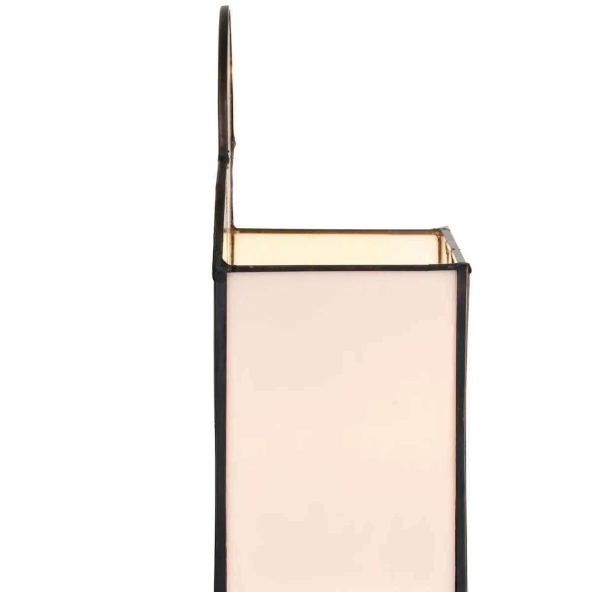 Kelsar Stained Glass Art Deco Table Lamp - Elegant Indoor Accent Light for Living Room or Entryway K1799