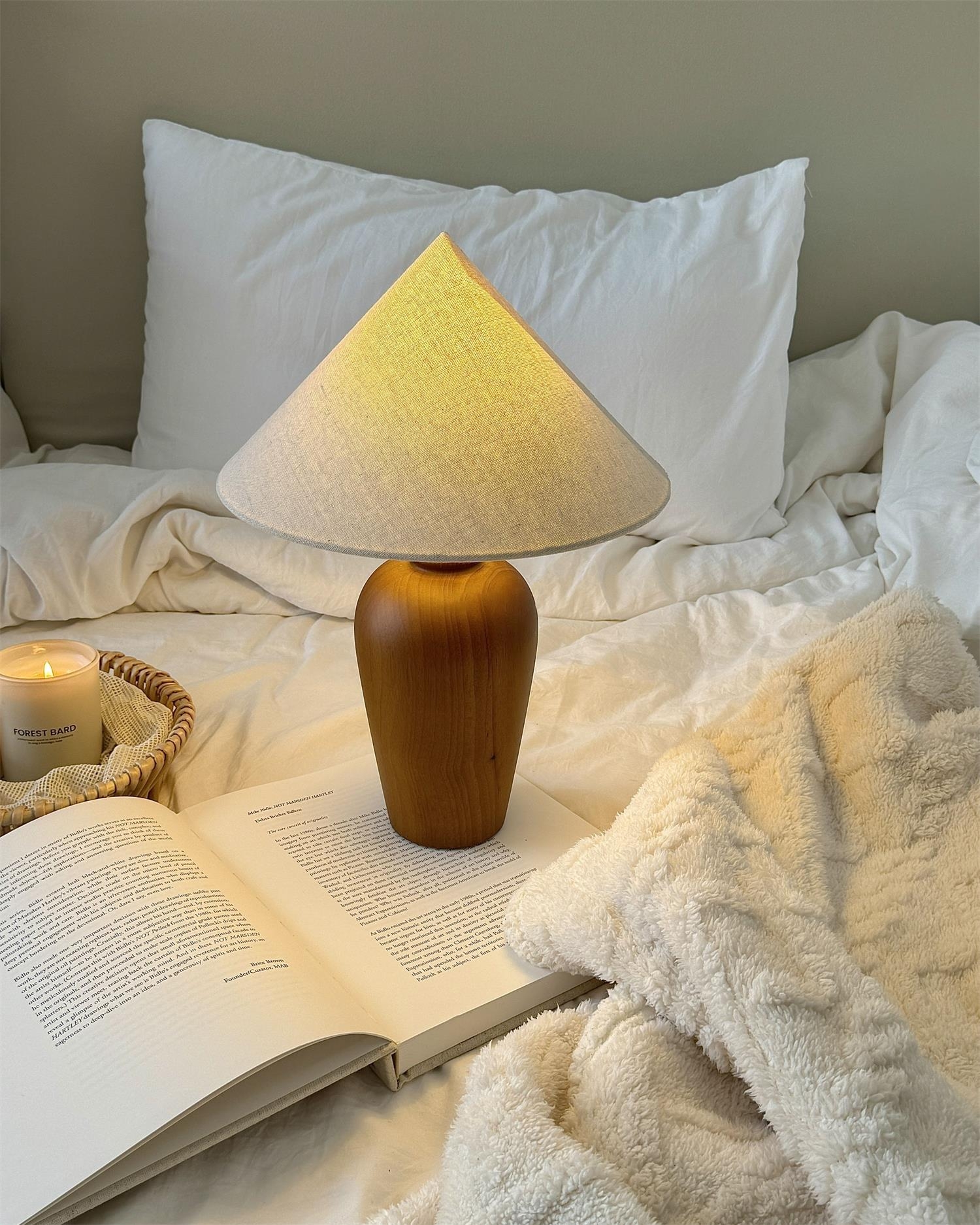 Brayden Wood Table Lamp D29