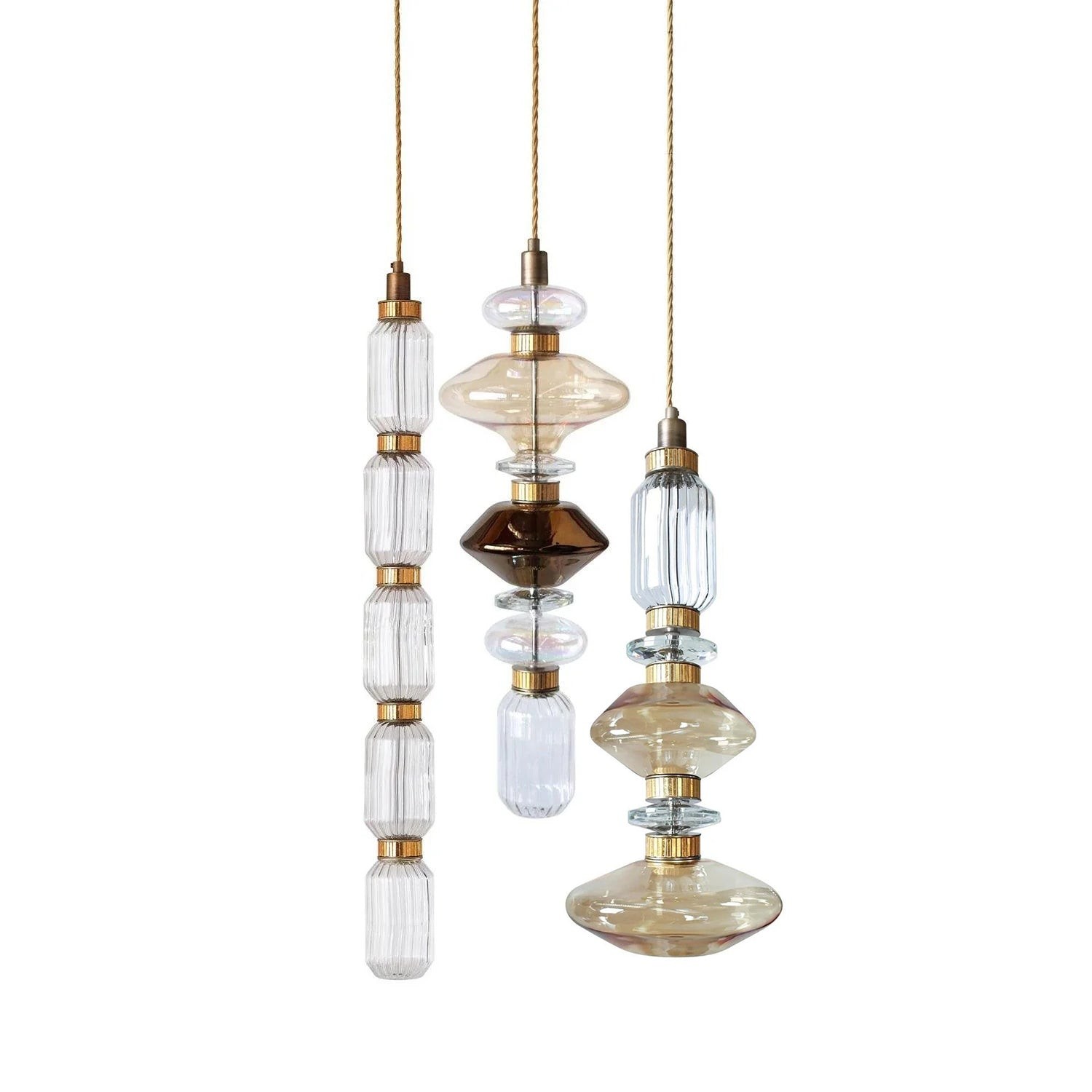 Modern Elegant Ballet Glass Pendant Light K904
