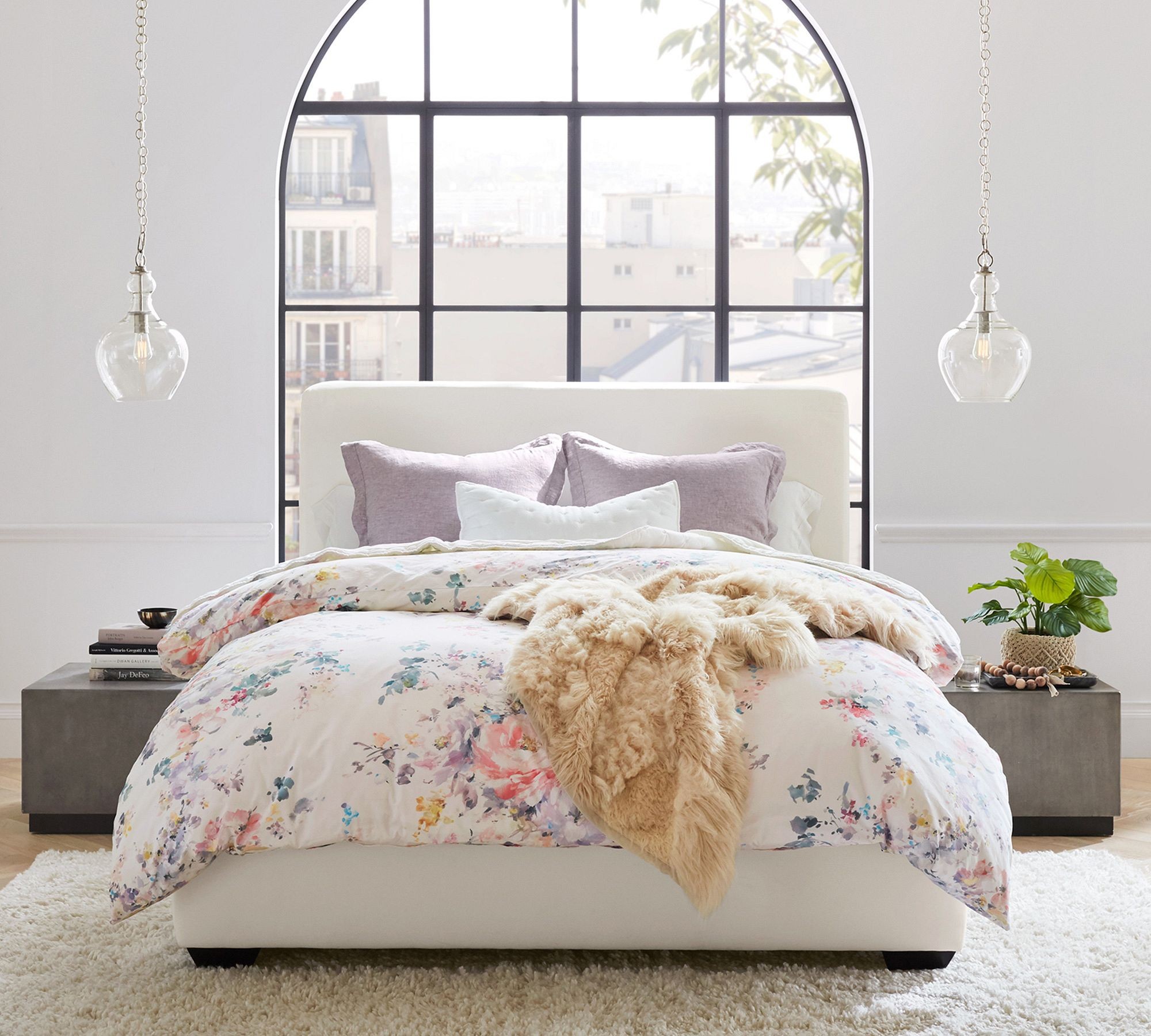 Lawson Glass Pendant Light - Recycled & Milk Glass with Bronze Accent K1342