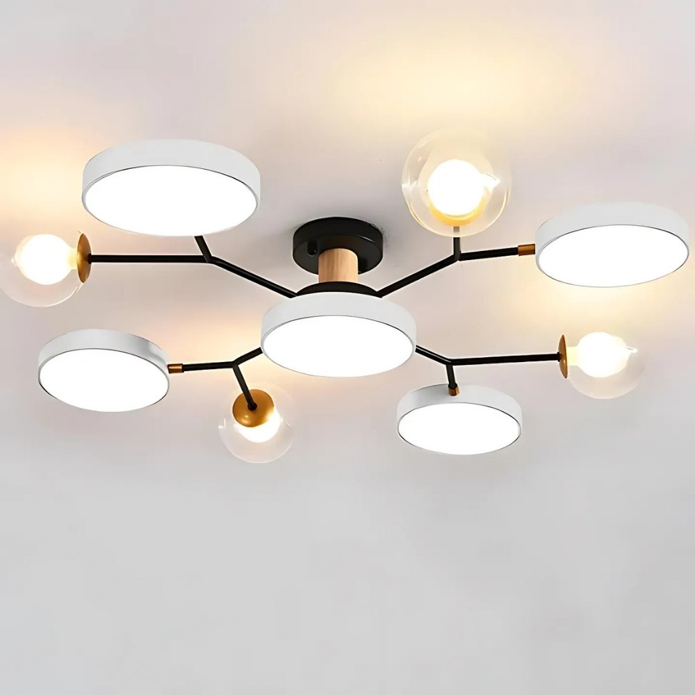 Nordic Multi Heads Branch Ceiling Light For Bedroom K936