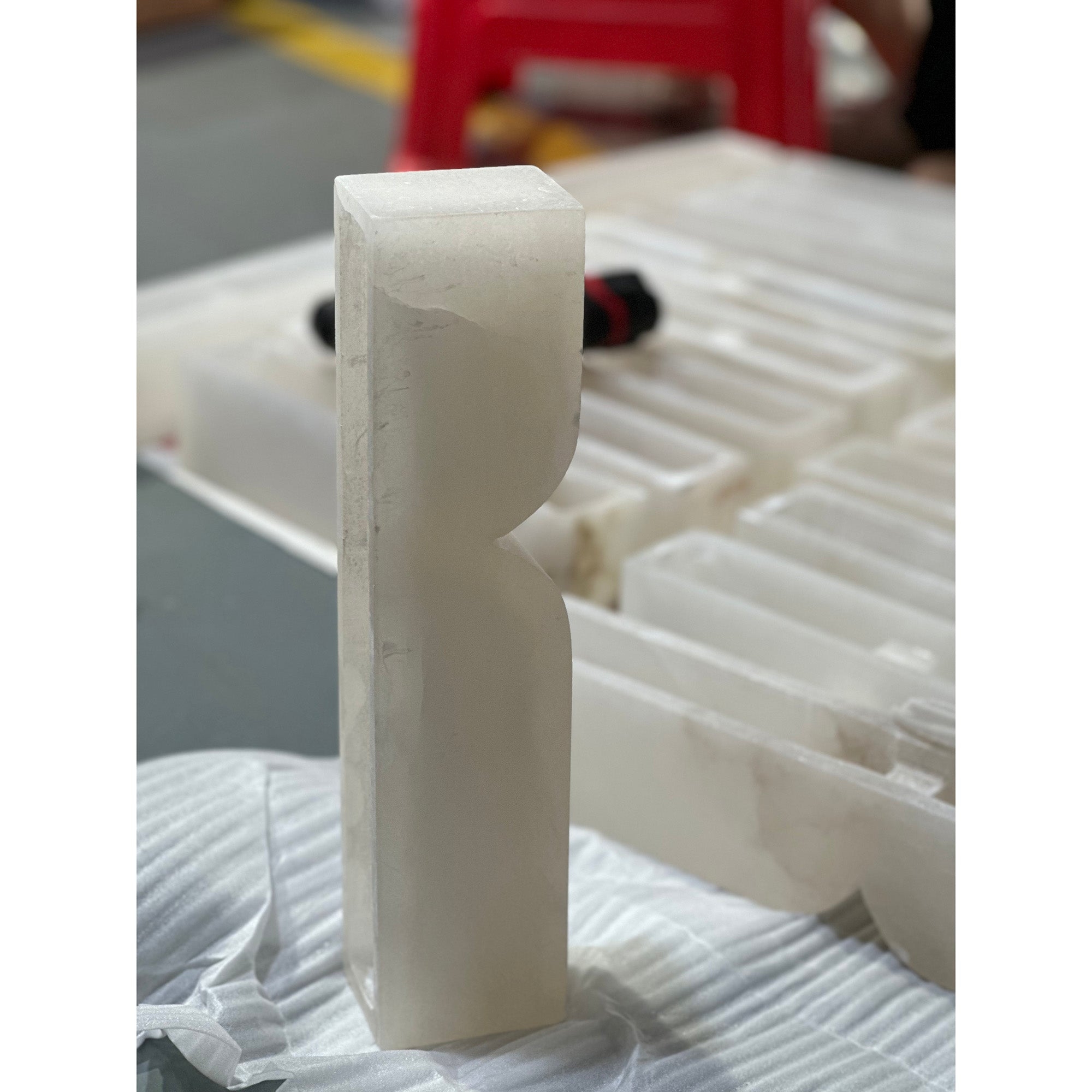 Rectangular Alabaster Wall Lamp D639
