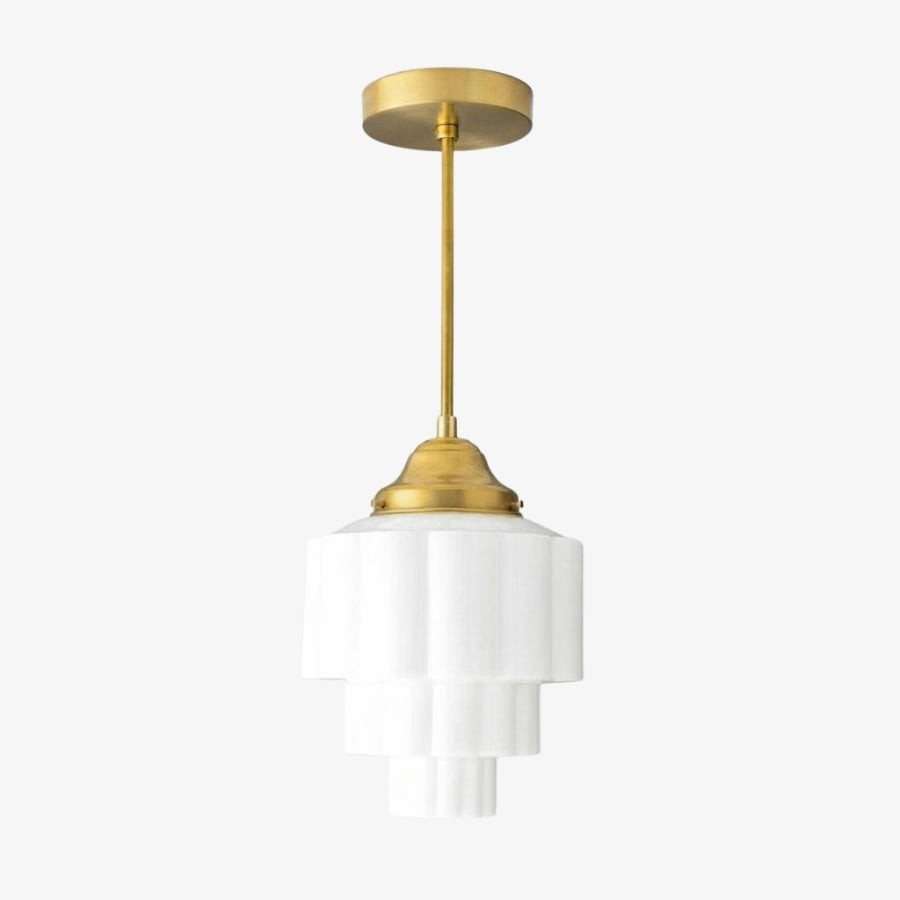 Geotower Glass Pendant Light - Elegant Home Lighting K1481
