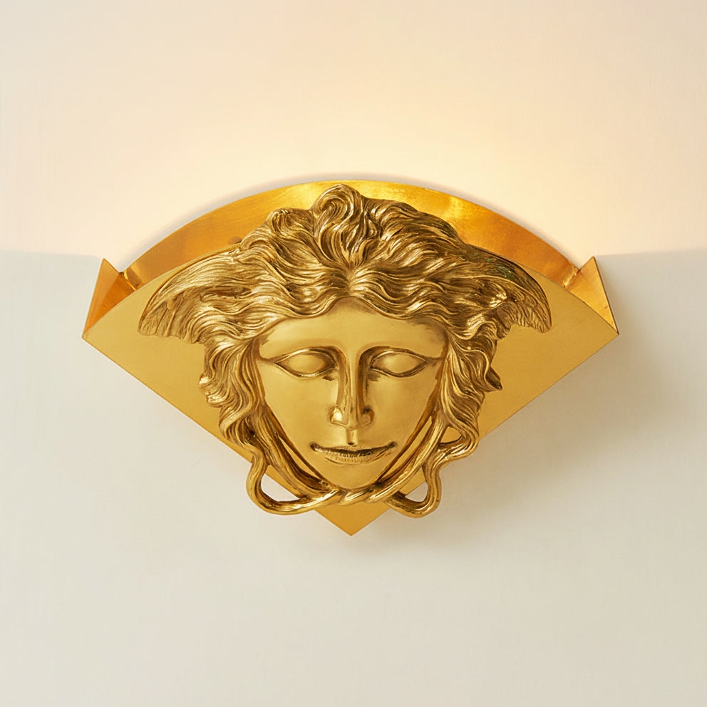 Sphinx Brass Wall Lamp D744