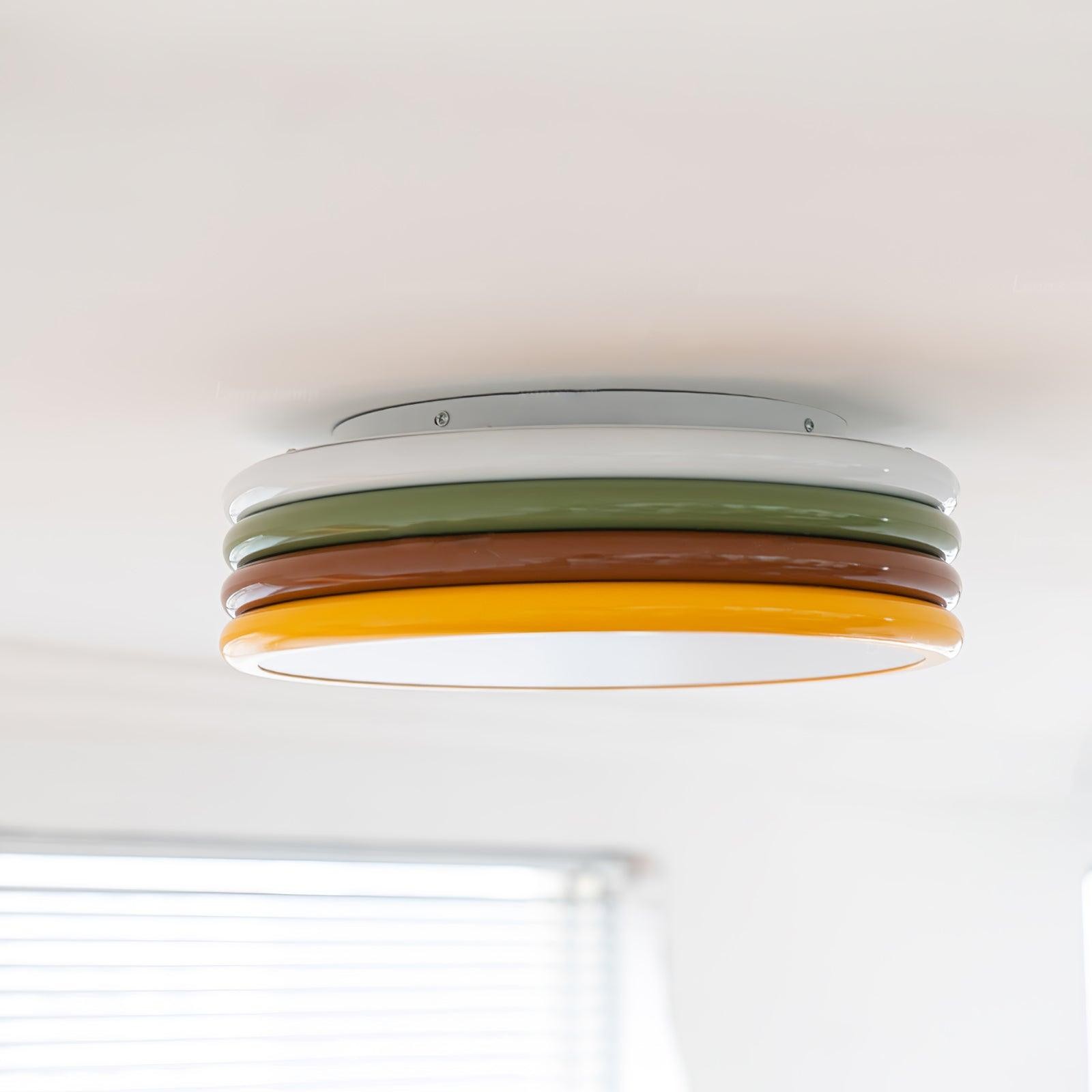 Scandinavian Simple Colorful Acrylic Ceiling Lamp For Bedroom K326