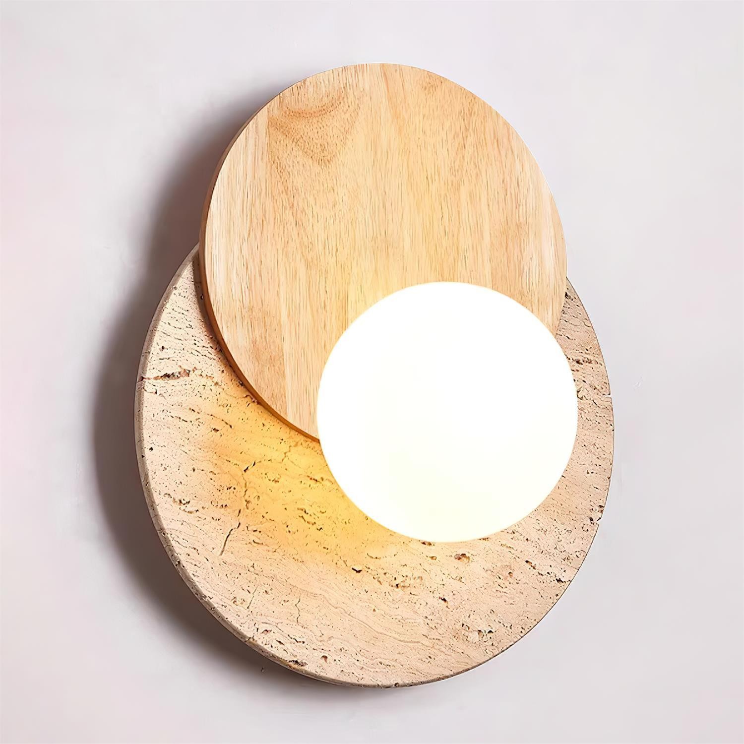 Simple Double Circle Splicing Wall Lamp K565