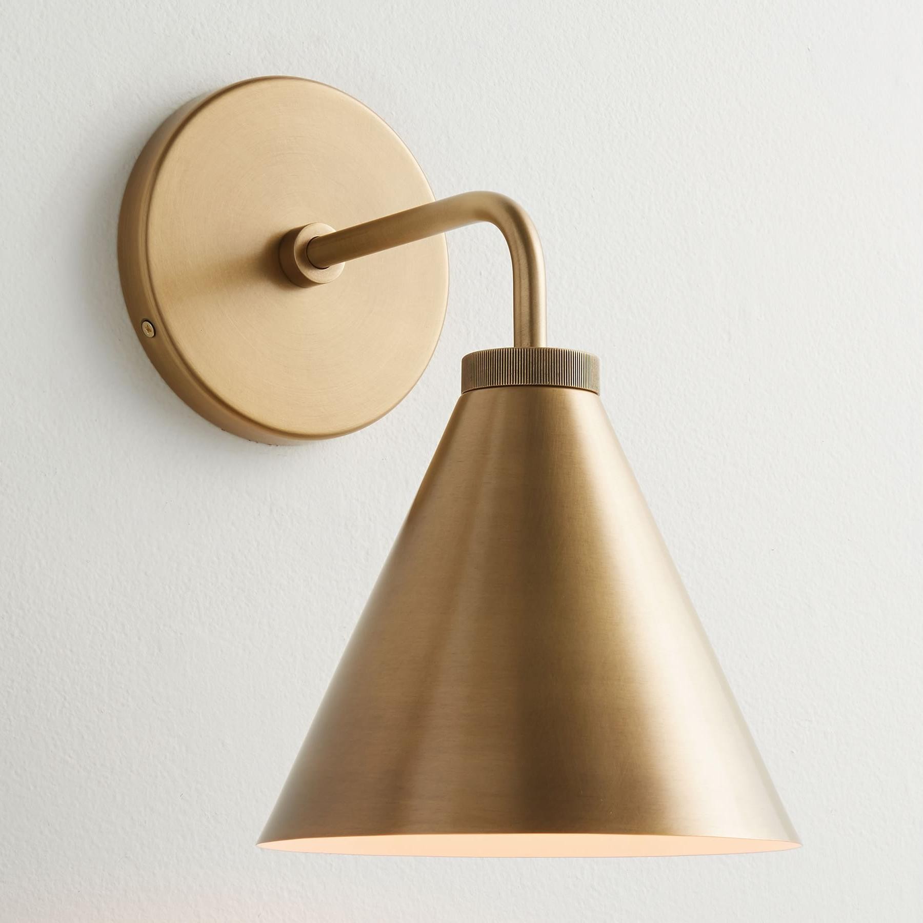 Retro Metal Cone Tapered Sconce Light K847