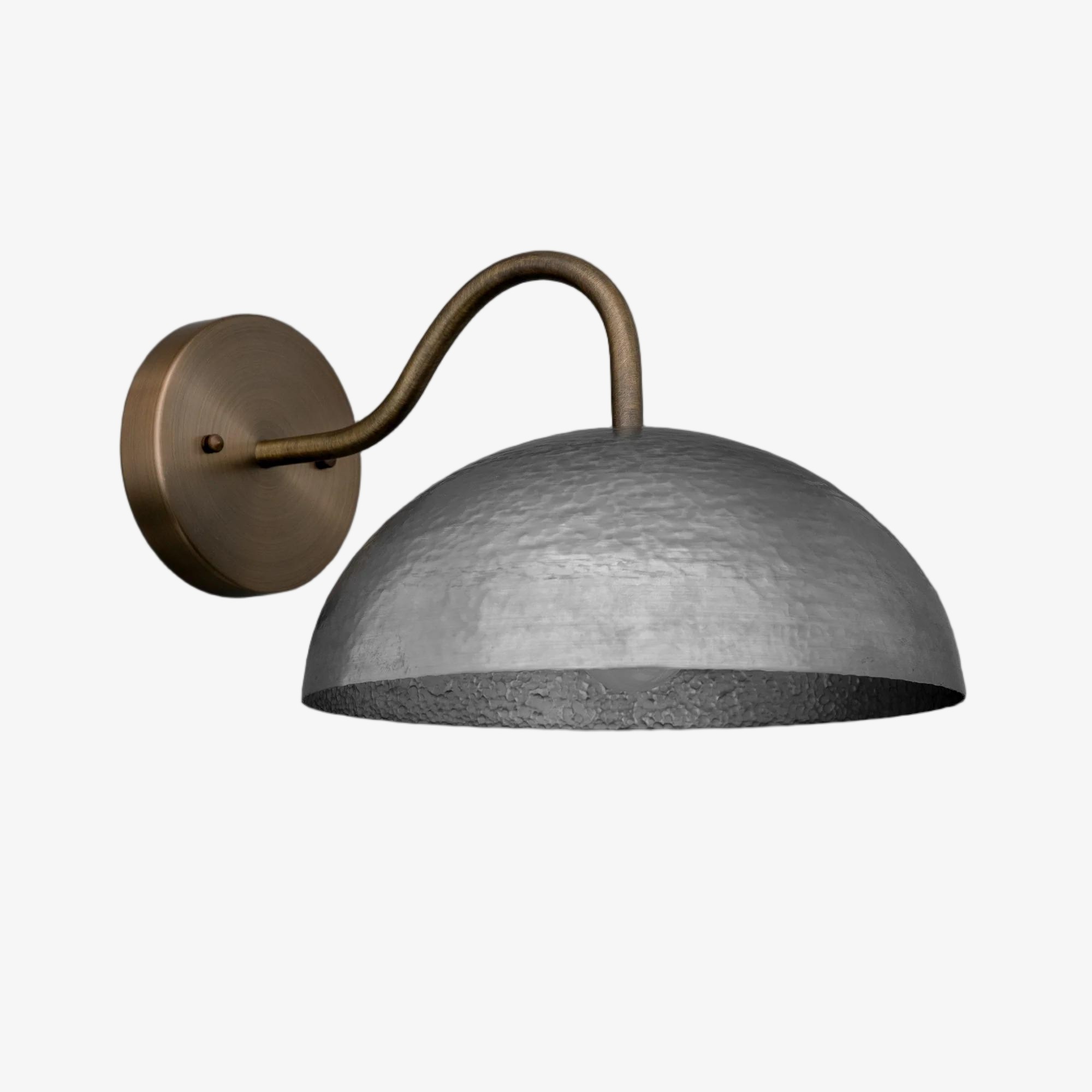 Curva Curved Dome Shade Wall Sconce – Mid-Century Modern Versatile Indoor Lighting K1542