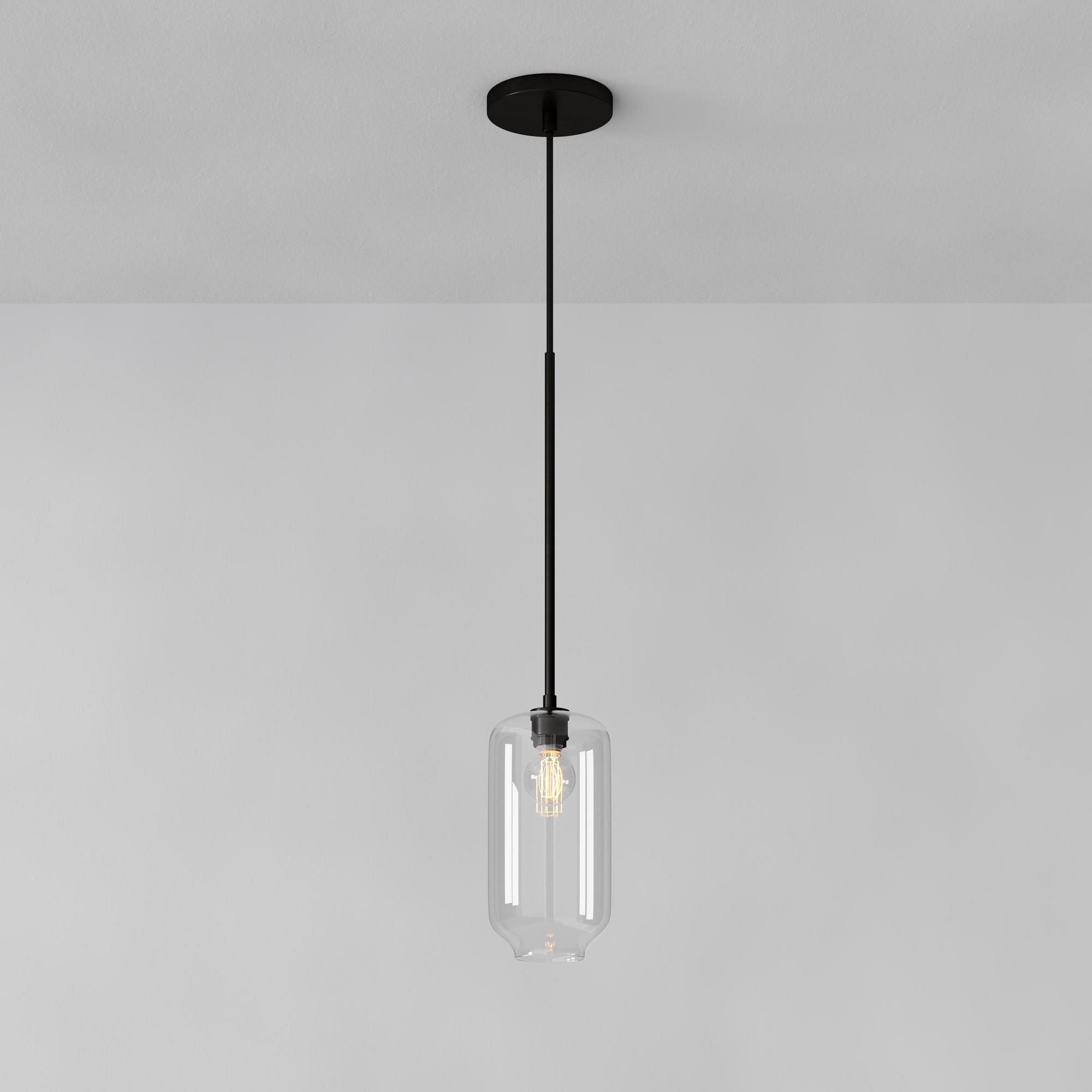 Lumivelle Pebble Pendant Light - Adjustable Glass Shade - Modern Lighting K1403