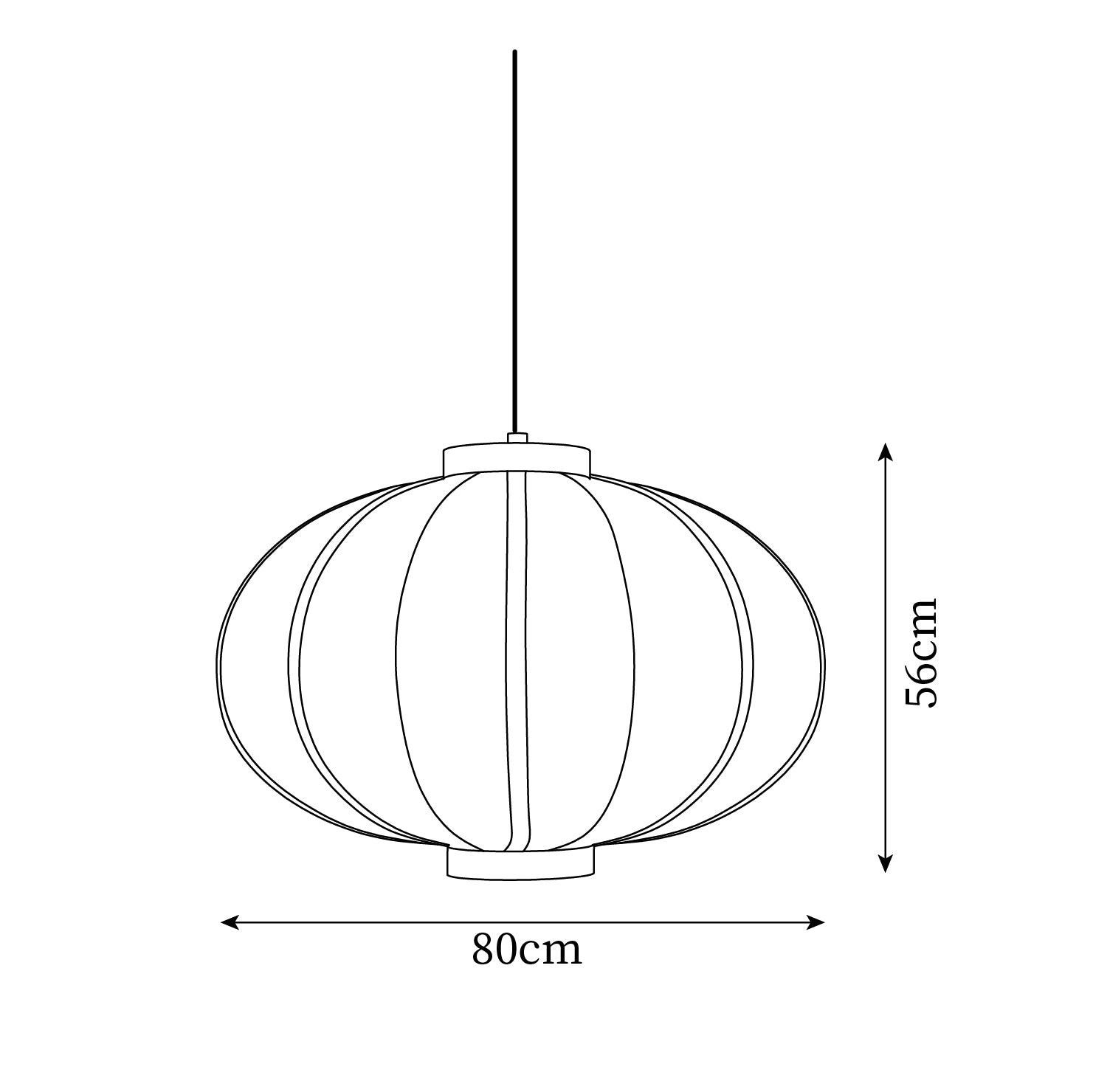 Minimalist Black and White Lantern Pendant Lamp K593