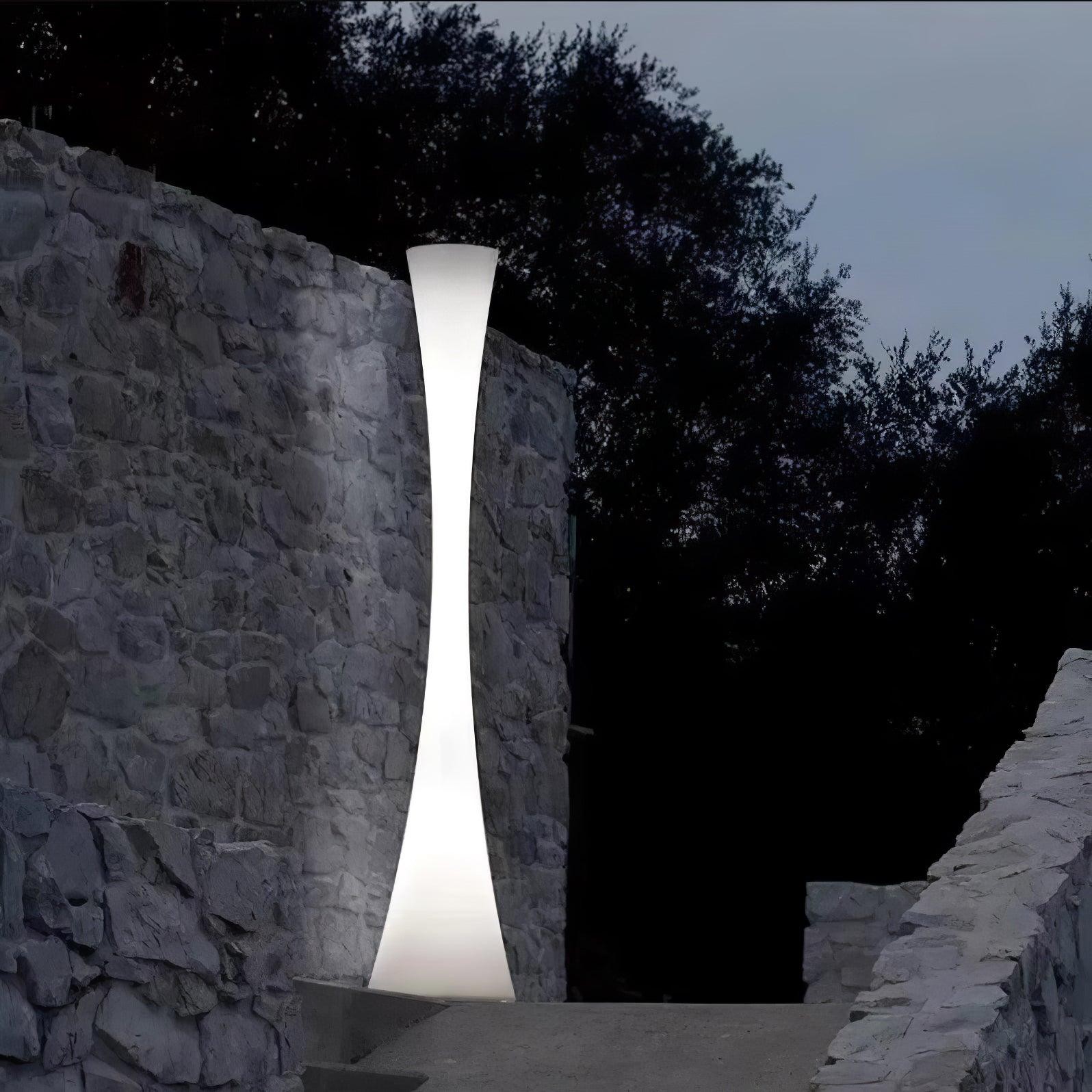Romantic Simple White Column Floor Lamp K819