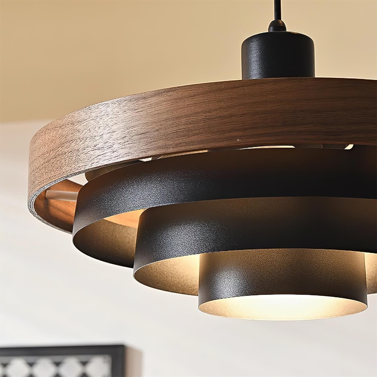 Layervelle Nordic Multi-Tiered Drum Shade Pendant Light K295