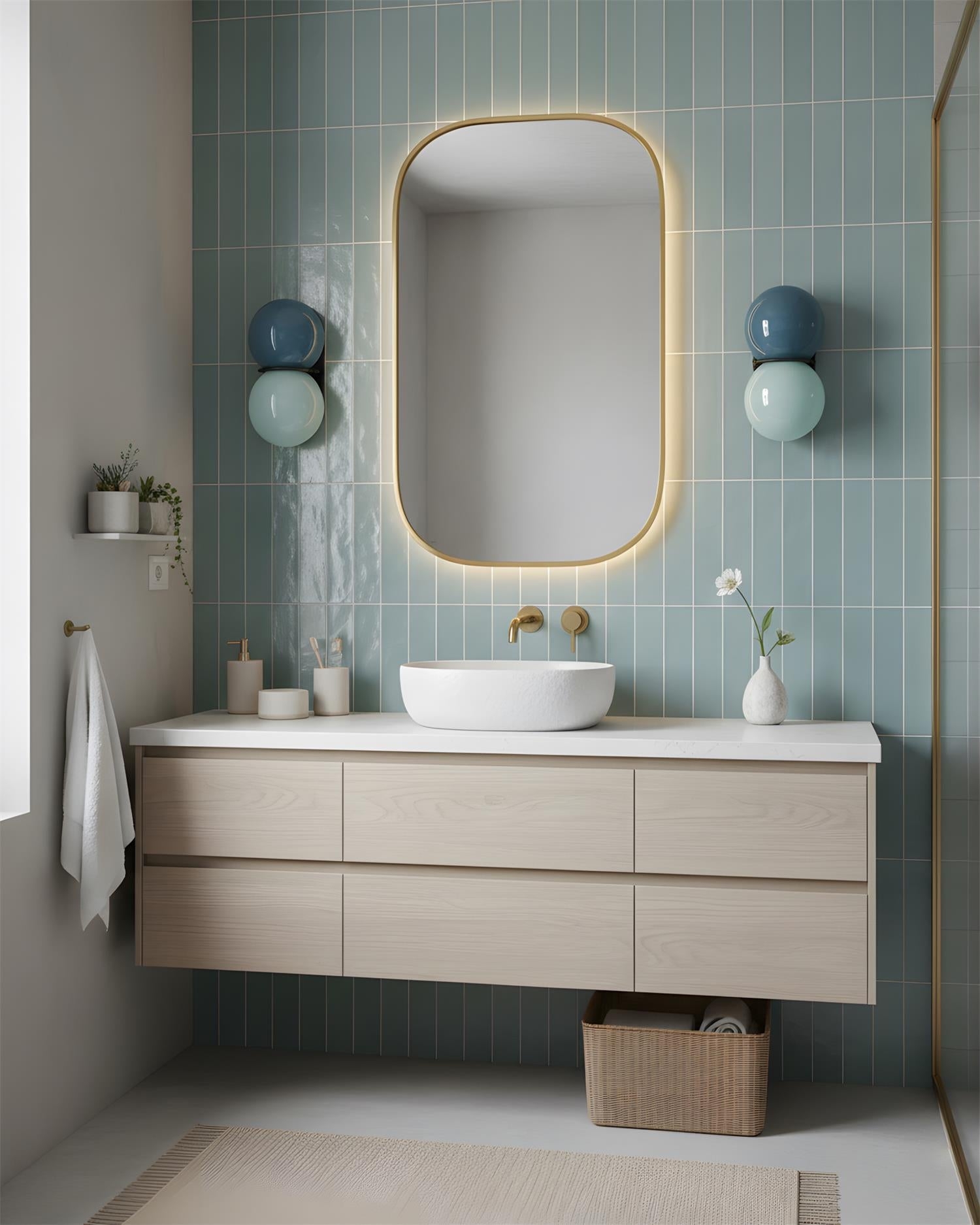 Twinwave Wall Lamp D287
