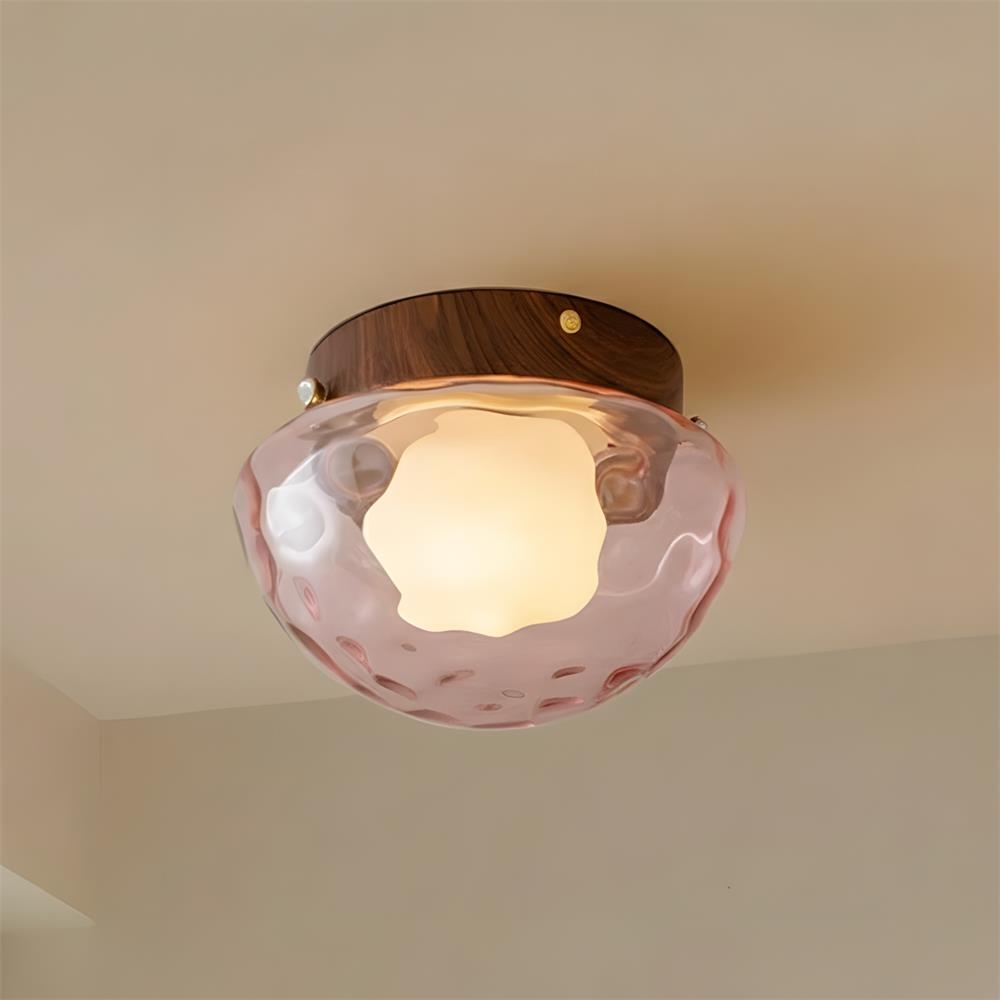 Honeyed Dome Ceiling Lamp D317