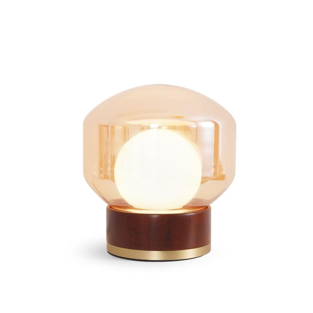 Simple Creative Wood Orb Table Lamp K628